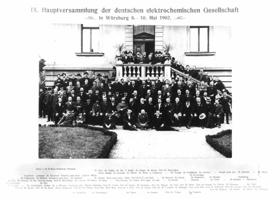 Hauptversammlung der deutschen elektrochemischen Gesellschaft 1902